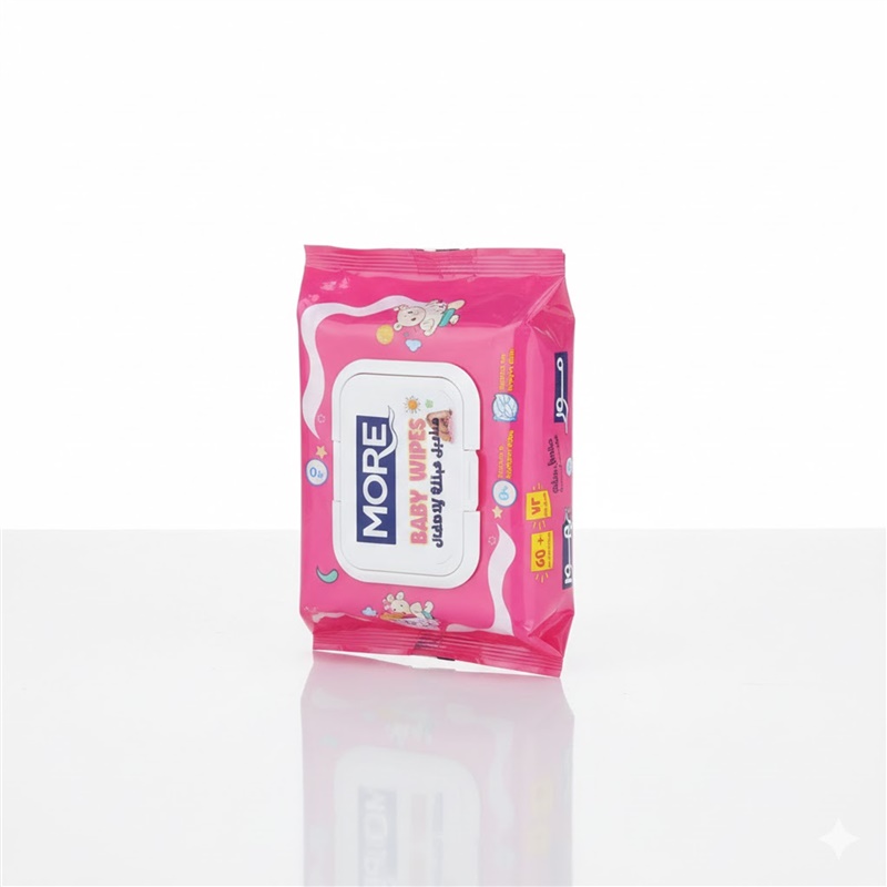 وايت مناديل مور مبلل اطفال 72