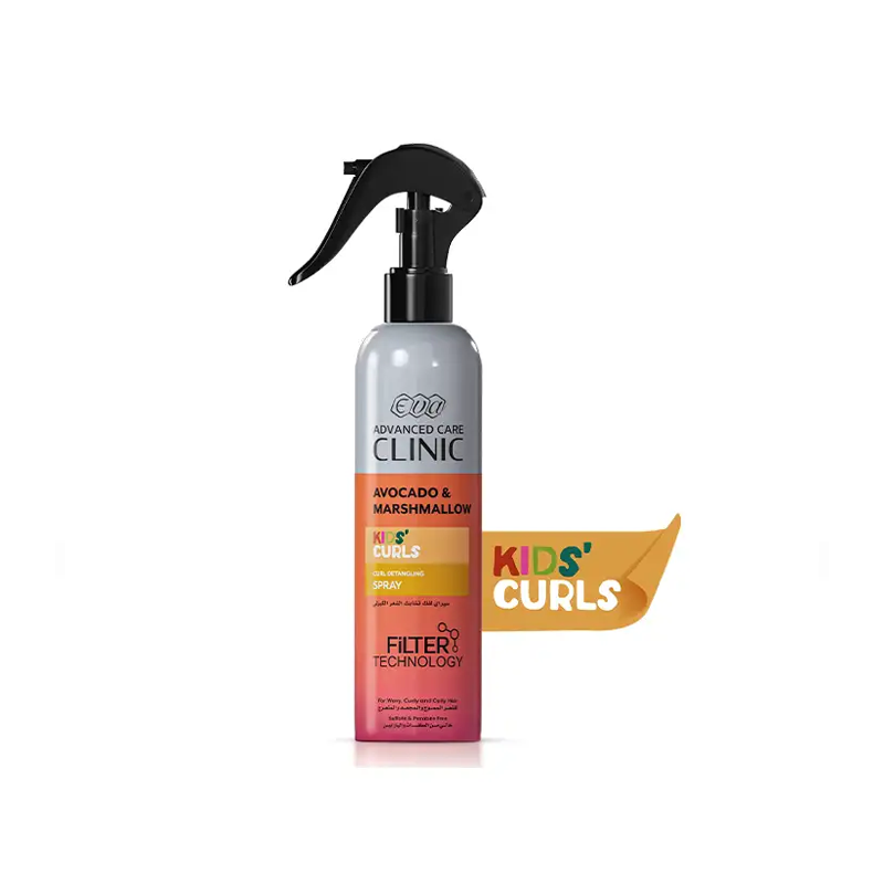 ايفا ادفانسد كير كلينيك افوكادو و مارشيملو كيدز كيرلز سبراى لفك تشابك الشعر الكيرلى 185 مل