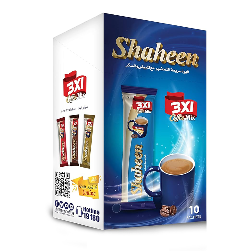  علبه نسكافيه شاهين 3 × 1