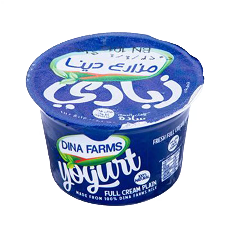 زبادى طبيعى سادة 170 جم مزارع دينا
