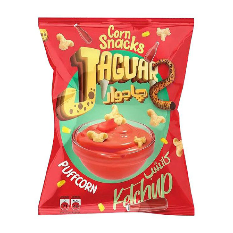 جاجوار باف كورن بطعم الكاتشب 