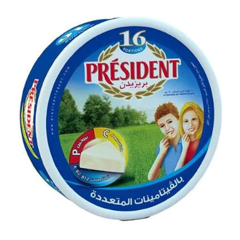 بريزيدن جبنة مثلثات دوبل التوفير-16قطعة