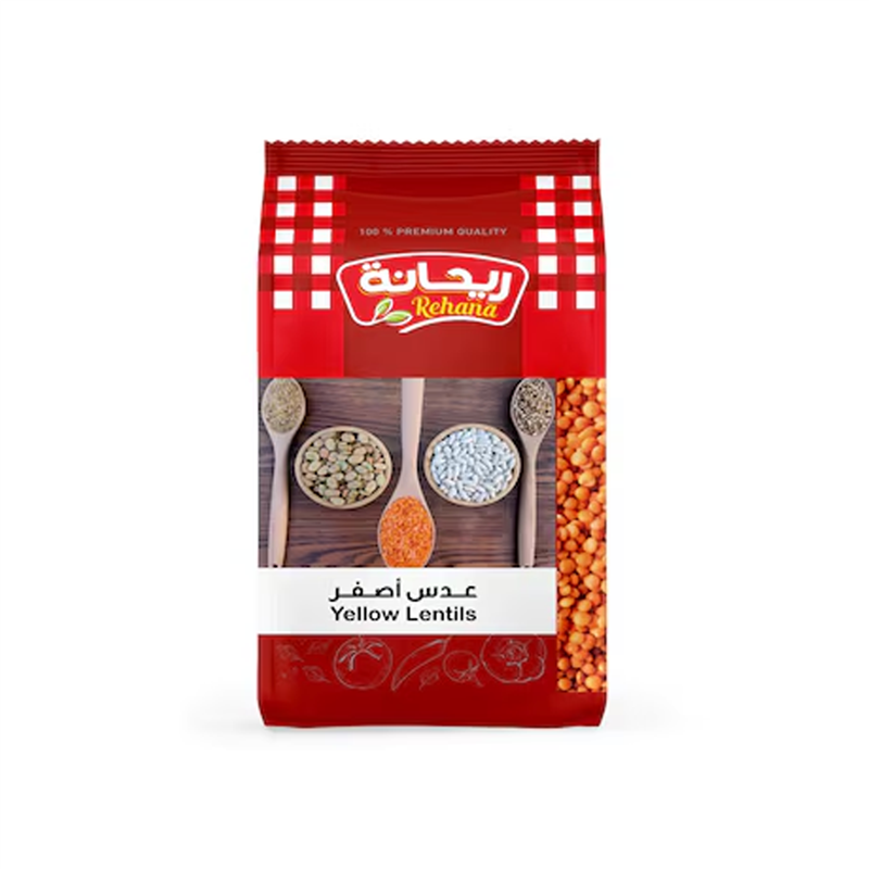 ريحانة - عدس اصفر 500 جم